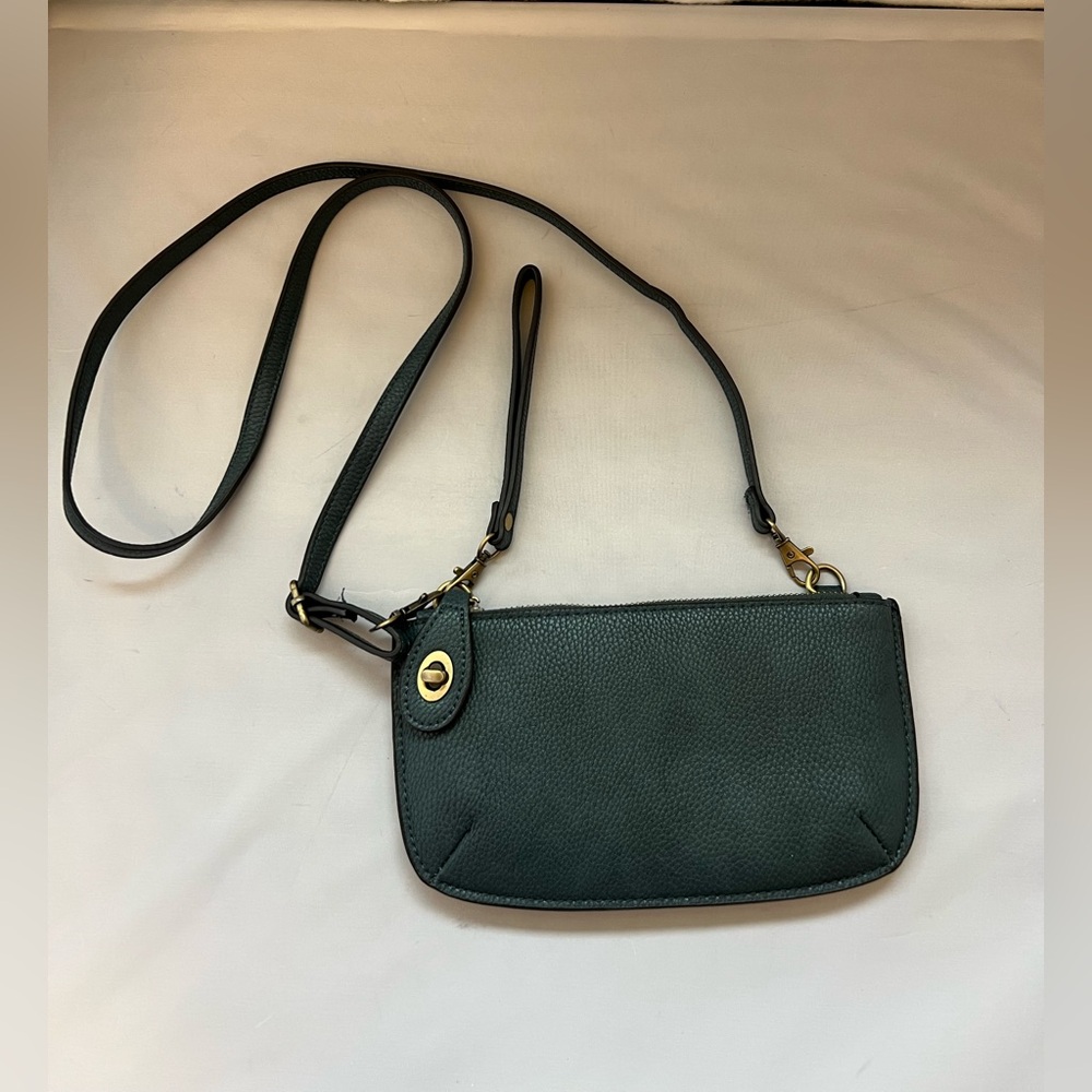 Joy Susan Dark Green Crossbody,Wristlet,clutch Bag
